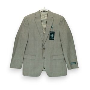 NWT Lauren‎ Ralph Lauren Men's Sport Coat Blazer Two Button 40R Plaid MSRP $295